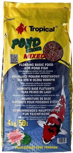 Τροφή Ψαριών Tropical Pond Sticks Mixed 4000gr