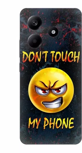 Don't Touch My Phone Emoji Case Θήκη Xiaomi Redmi Note 14 5g