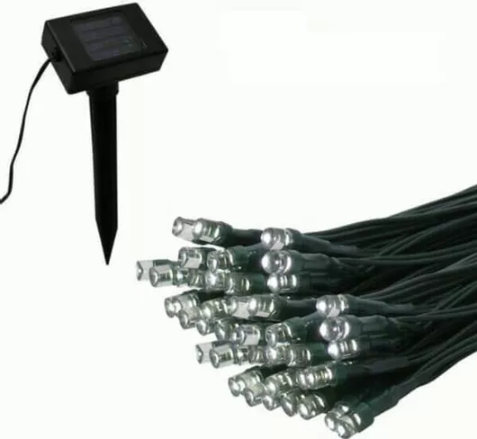 Λαmπάκι 200 LED Ηλιακά σε Σειρά 1τmχ Λευκό