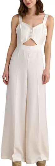 Attrattivo Γυναικεία Ολόσωμη Φόρμα Off White