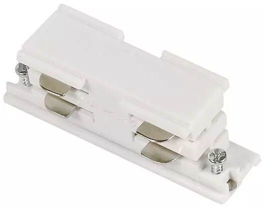 Eurolamp Σύνδεσμος Ράγας για Φωτιστικά Λευκός 145-59105