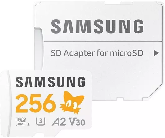 Samsung PRO Plus microSDXC 256GB Class 10 U3 V30 A2 UHS-I με αντάπτορα