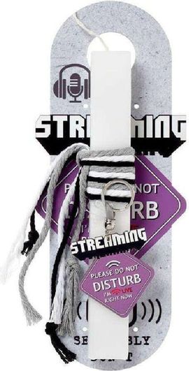 Πασχαλινή Λαμπάδα με Καδράκι Streaming Πλακέ