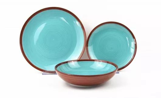 Σερβίτσιο Heinner Κεραμικό 18τμχ 5949088570232 Μπλε