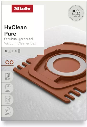 Miele Hyclean Σακούλες Σκούπας 5τμχ Συμβατή με Σκούπα Miele