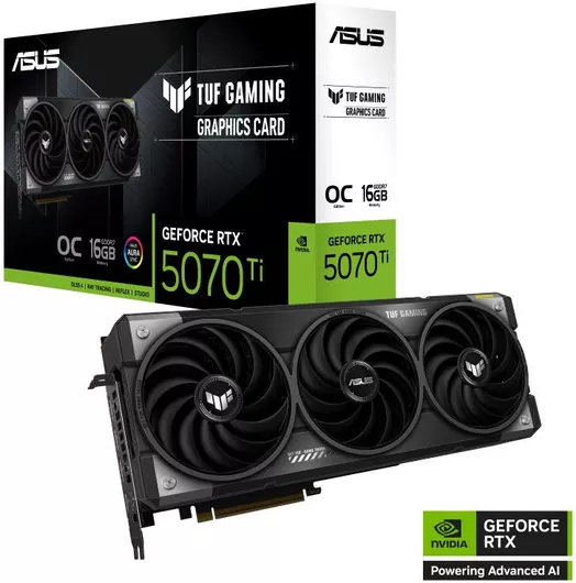 Κάρτα Γραφικών Asus GeForce RTX 5070 Ti 16GB GDDR7 TUF Gaming OC