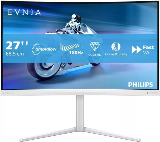 Philips Evnia 27M2C5501 VA HDR Curved Gaming Monitor 27" QHD 2560x1440 240Hz με Χρόνο Απόκρισης 1ms GTG