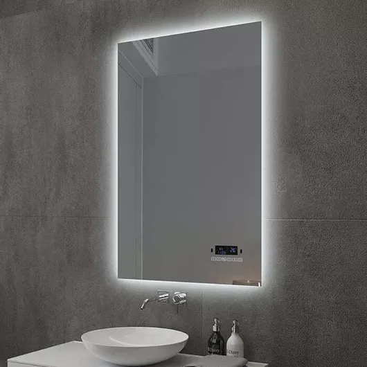 Glimm-01 LED Bathroom Mirror CCT 60x100 Anti-Fog & Bluetooth Sparke SR-09.25.288.08.48
