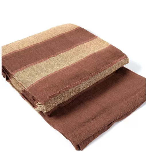 Ριχτάρια Silk Fashion Καφέ Σετ 3τμχ