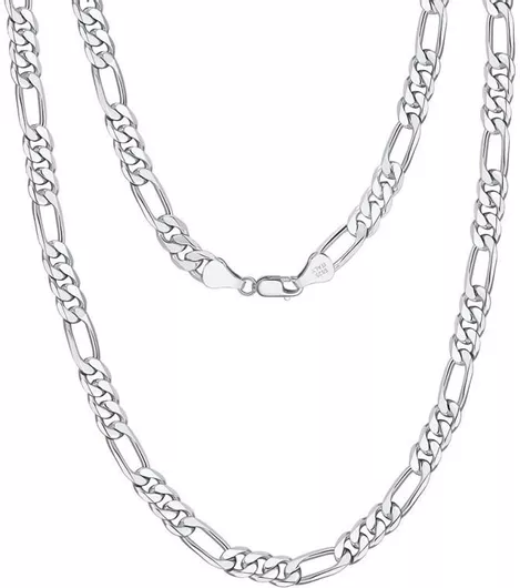 Αλυσίδα Λαιμού Jooliete Ασημί Λεπτή Πάχους 5.5mm