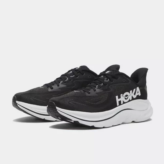 Hoka Clifton 10 Ανδρικά Αθλητικά Παπούτσια Running Black / White