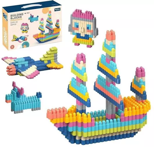 Τουβλάκια Σετ Κατασκευών με Αριθμούς για 3+ Ετών 320τμχ