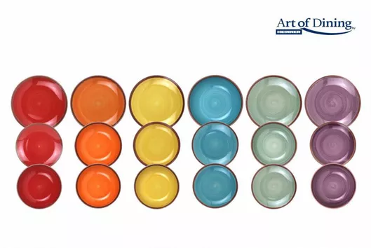 Σερβίτσιο Heinner Κεραμικό Λευκό 18τμχ 5949494015433