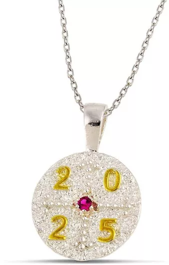 Κολιέ Themelidis Jewels ΓούριΕπιχρυσωμένο Ασήμι με Ζιργκόν
