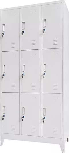 Φοριαμός Μεταλλικός με 9 Ντουλάπια 90x45x195cm