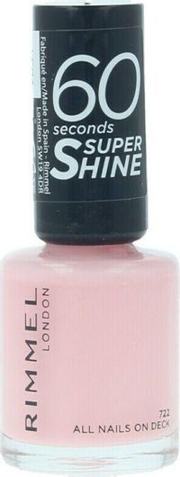 Βερνίκι Νυχιών Rimmel 60 Seconds Super Shine Nail Polish 722 All Nails On Deck 8ml