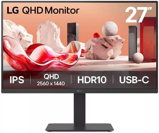 LG 27BA65QB IPS HDR Monitor 27" QHD 2560x1440 με Χρόνο Απόκρισης 5ms GTG