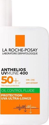 Αντηλιακή Κρέμα Προσώπου La Roche Posay Anthelios UVmune 400 Oil Control Fluid SPF50+ 50ml