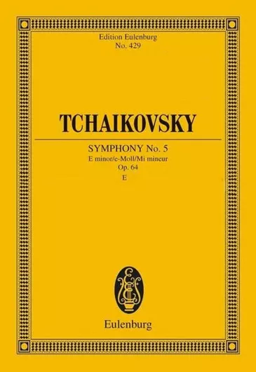Schott Tchaikovsky - Symphony No.5 In E Minor Op.64 Score/Orchestra Score + CD