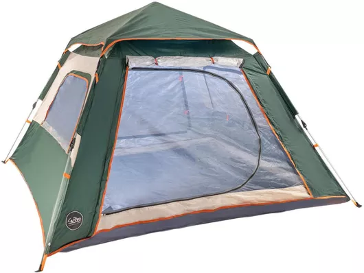 Σκηνή Camping Campo Rover 4 Αυτόματη Igloo Πράσινο 3 Εποχών για 4 Άτομα 240x240x165cm