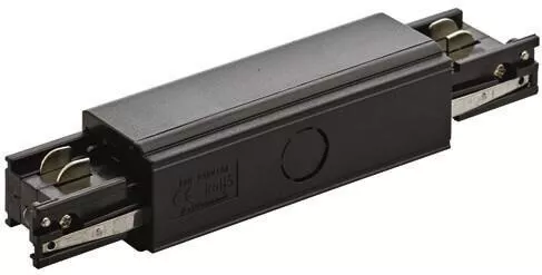 Eurolamp Σύνδεσμος Ράγας για Φωτιστικά Μαύρος 145-59136 μαύρος