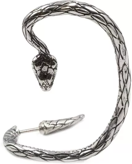 Σκουλαρίκι Poco Loco Μονό Ear ClimberΑτσάλι