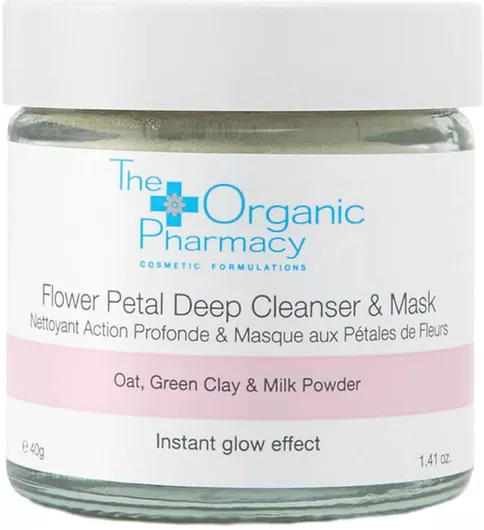 The Organic Pharmacy Flower Petal Deep Cleanser & Mask 40 G