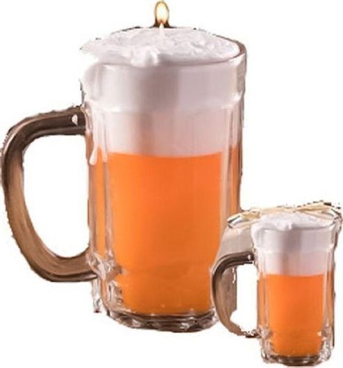 Πασχαλινή Λαμπάδα Bunny's Χειροποίητη Ποτήρι Μπύρα Πορτοκαλί