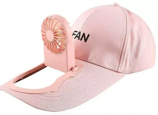 Pink USB Fan Hat