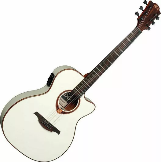 Ακουστική Κιθάρα Lag Ηλεκτροακουστική T118ASCE Cutaway White