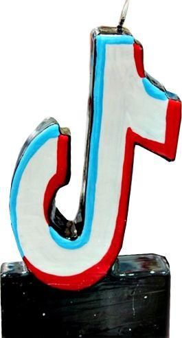 Πασχαλινή Λαμπάδα Τικ-Τοκ 15x8x2cm Πολύχρωμο