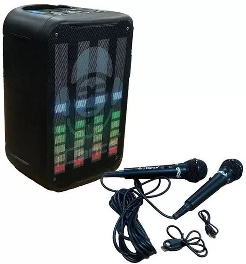 iDance Σύστημα Karaoke με Ενσύρματα Μικρόφωνα Groove Fun GF-100 1174498 Μαύρο