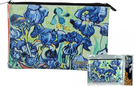 Νεσεσέρ Τσαντάκι με απεικόνιση πίνακα - Vincent van Gogh, Irises (021-4805,21x15cm,CARMANI)