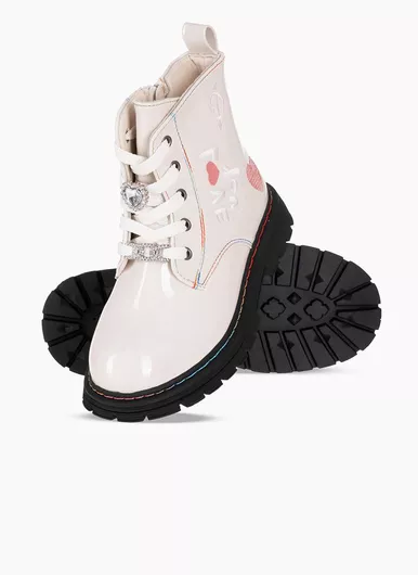 The Shoemart Παιδικά Αρβυλάκια από Λουστρίνι Μπεζ