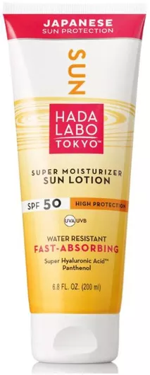 Hada Labo Tokyo Αδιάβροχη Αντηλιακή Λοσιόν για το Σώμα SPF50 200ml