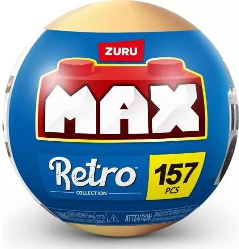 Τουβλάκι Zuru Max Build Retro για 3+ Ετών (Διάφορα Σχέδια) 1τμχ