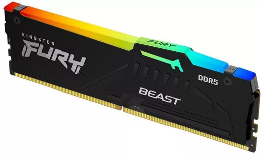 Μνήμη RAM Kingston Fury Beast RGB 16GB DDR5 6000 Mhz