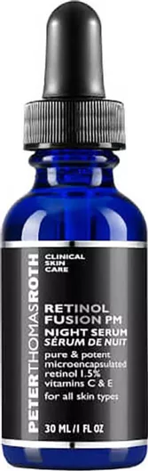 Peter Thomas Roth Retinol Fusion PM Αντιγηραντικό Serum Προσώπου με Ρετινόλη & Βιταμίνη C για Αποτοξίνωση & Λάμψη 30ml