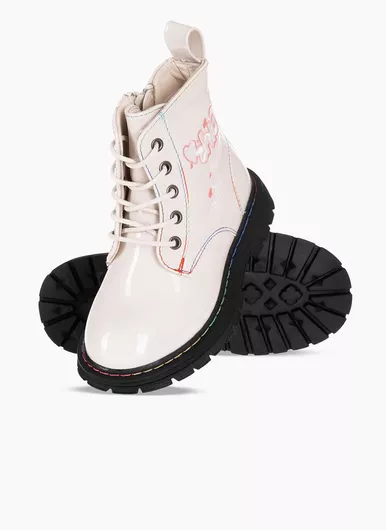 The Shoemart Παιδικά Αρβυλάκια από Λουστρίνι Μπεζ