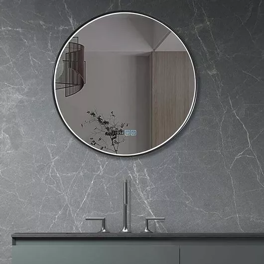 Vista-02 Καθρέφτης Μπάνιου Led Cct Φ90 Αντιθαμβωτικό Sparke SR-09.25.291.08.54