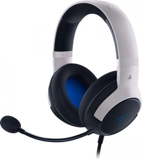 Gaming Headset Razer Kaira X for PlayStation Licenced Over Ear με Σύνδεση 3.5mm Jack Λευκό