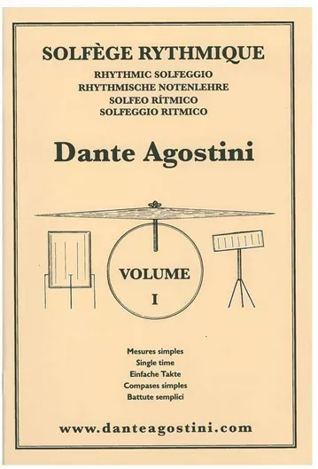 Dante Agostini - Solfege Rythmique, Vol.1 Παρτιτούρα