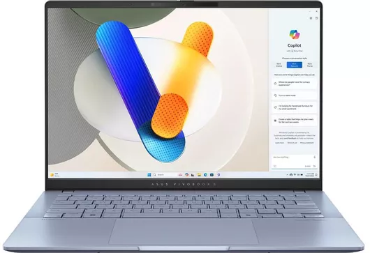 Asus Vivobook S 14 S5406SA-PP013W 14" OLED 120Hz Ultra 7-258V/32GB/1TB SSD/W11 HomeMist Blue International English Keyboard