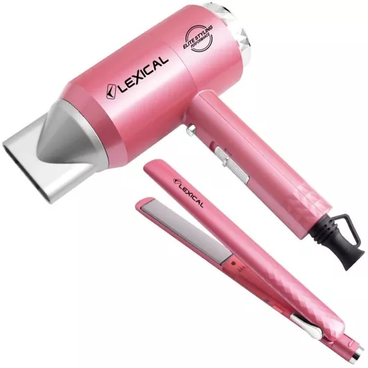 Πιστολάκι Μαλλιών Lexical LGW-5810 1900w Σετ Ισιωτική με Κεραμικές Πλάκες 2τμχ