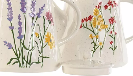 Τσαγιέρα Home Esprit Πορσελάνης Πολύχρωμη 900ml