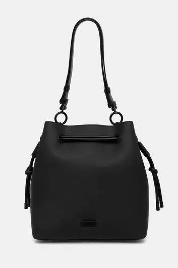 Γυναικεία Τσάντα Ώμου DKNY Teigan Bucket Μαύρο