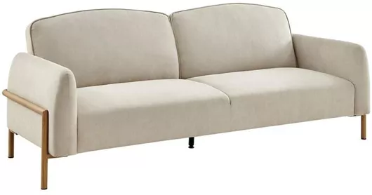 Καναπές Molino Διθέσιος Κρεβάτι 218x85x83cm Μπεζ