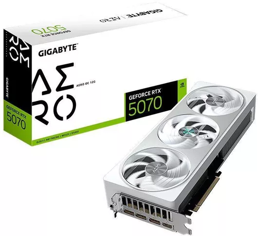 Κάρτα Γραφικών Gigabyte GeForce RTX 5070 12GB GDDR7 Aero OC