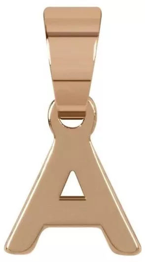 Radley Charm Μονόγραμμα "Α"Ροζ Επιχρυσωμένο Ατσάλι