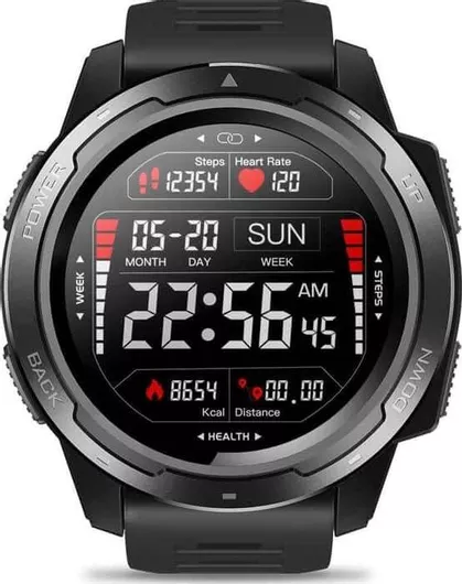 Smartwatch Zeblaze VIBE 5 με Παλμογράφο (Μαύρο)